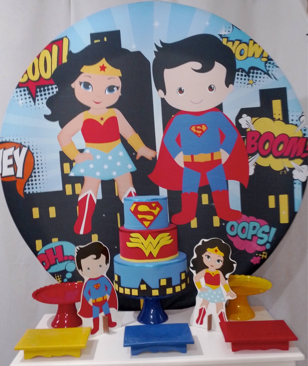 Kit Sem Mesa Liga da Justiça  - Realize Decorações