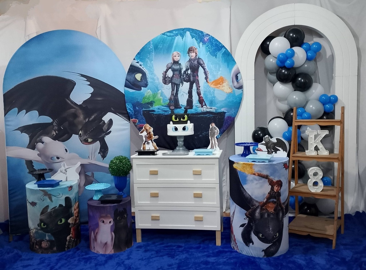 Pegue E Monte Como Treinar Seu Dragão Luxo 1 - Realize Decorações