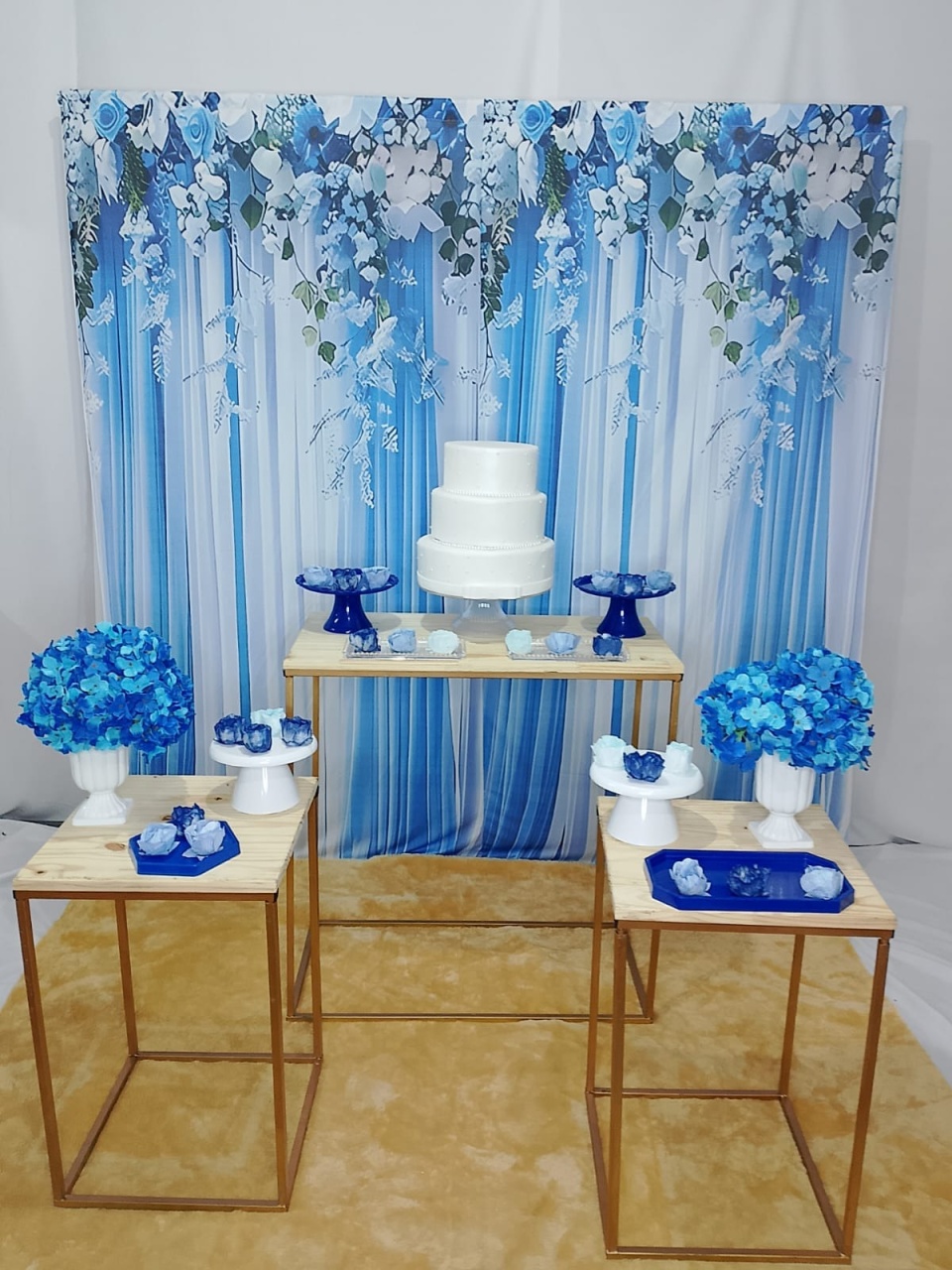 Pegue E Monte Casamento Azul - Realize Decorações