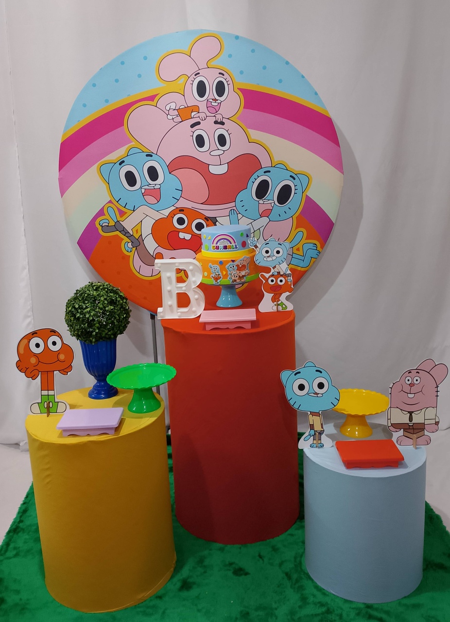 Pegue E Monte Gumball - Realize Decorações