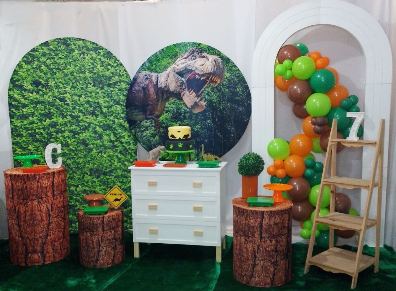 Pegue E Monte Dinossauro Luxo 1 - Realize Decorações