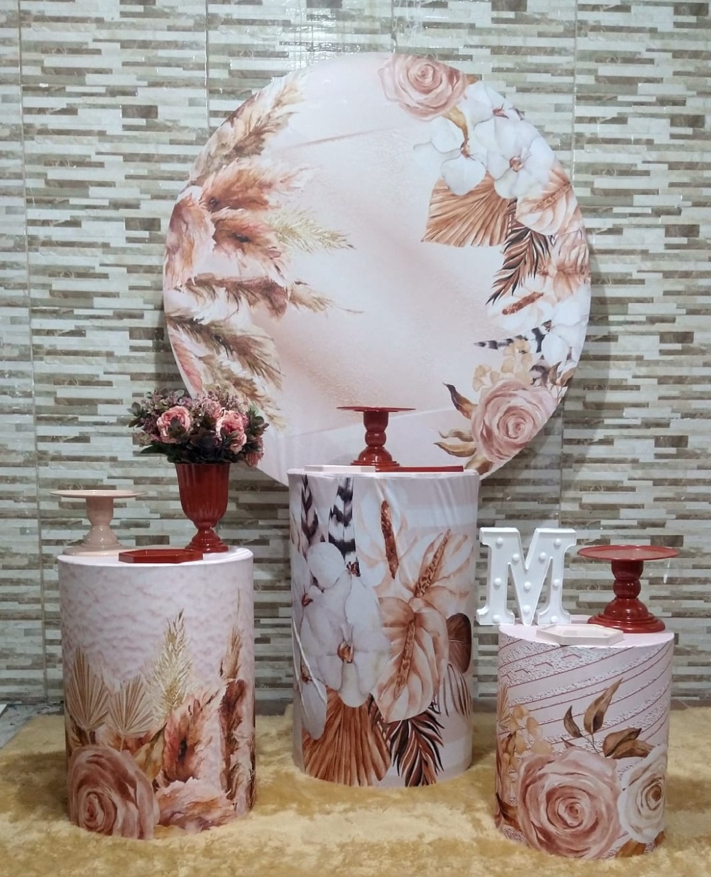 Pegue E Monte Clássico Terracota - Realize Decorações