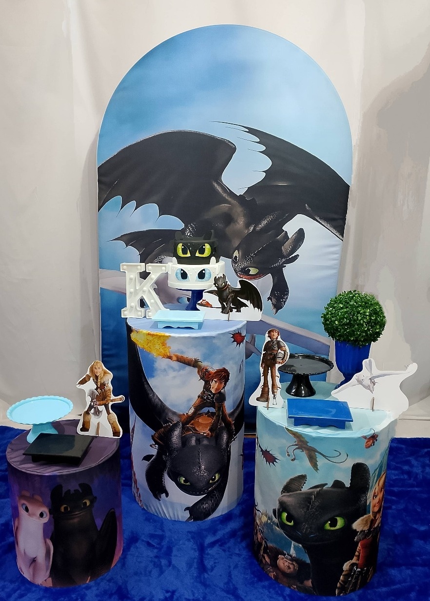 Pegue E Monte Como Treinar Seu Dragão  - Realize Decorações