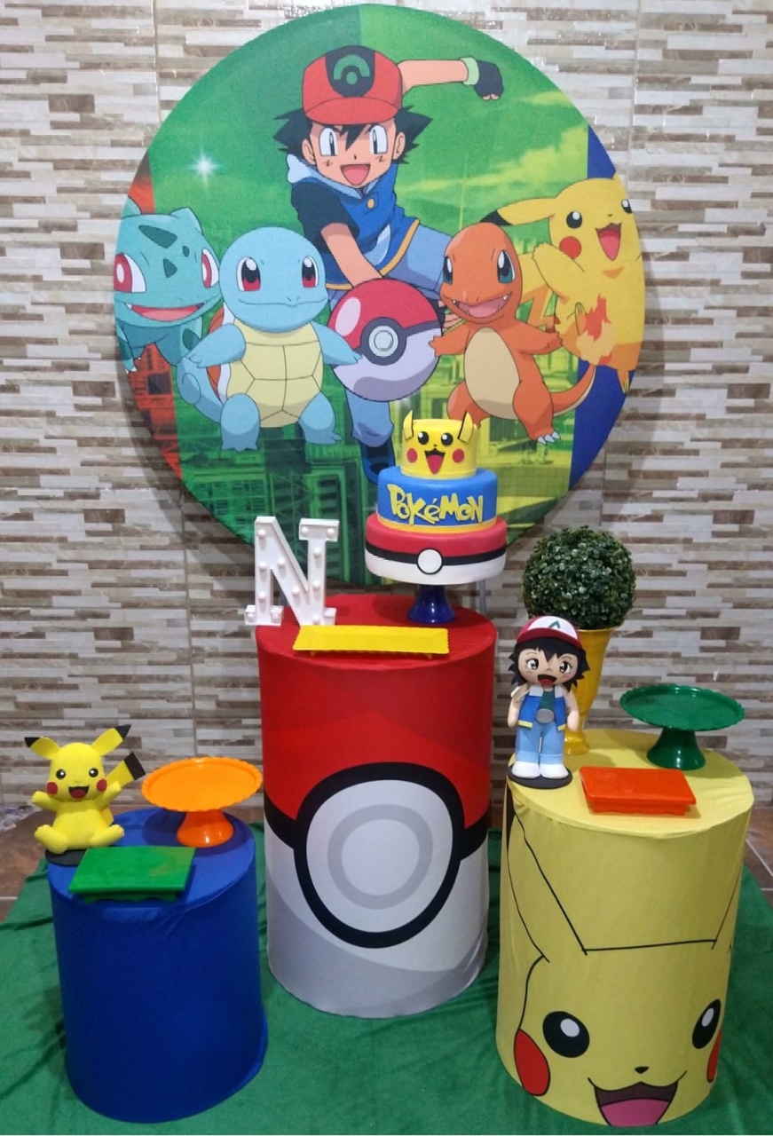 Pegue E Monte Pokémon - Realize Decorações