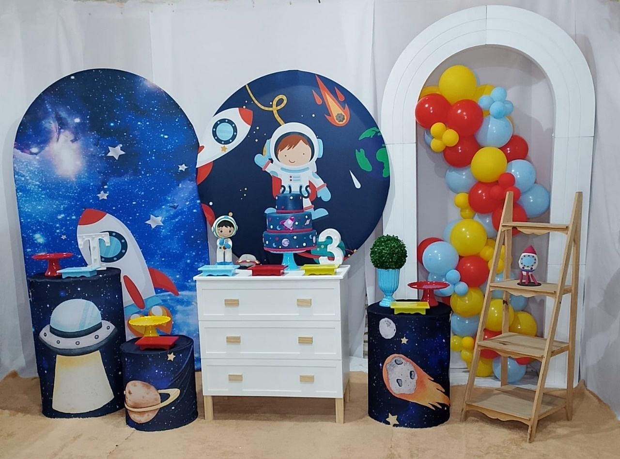 Pegue E Monte Astronauta Luxo 1 - Realize Decorações
