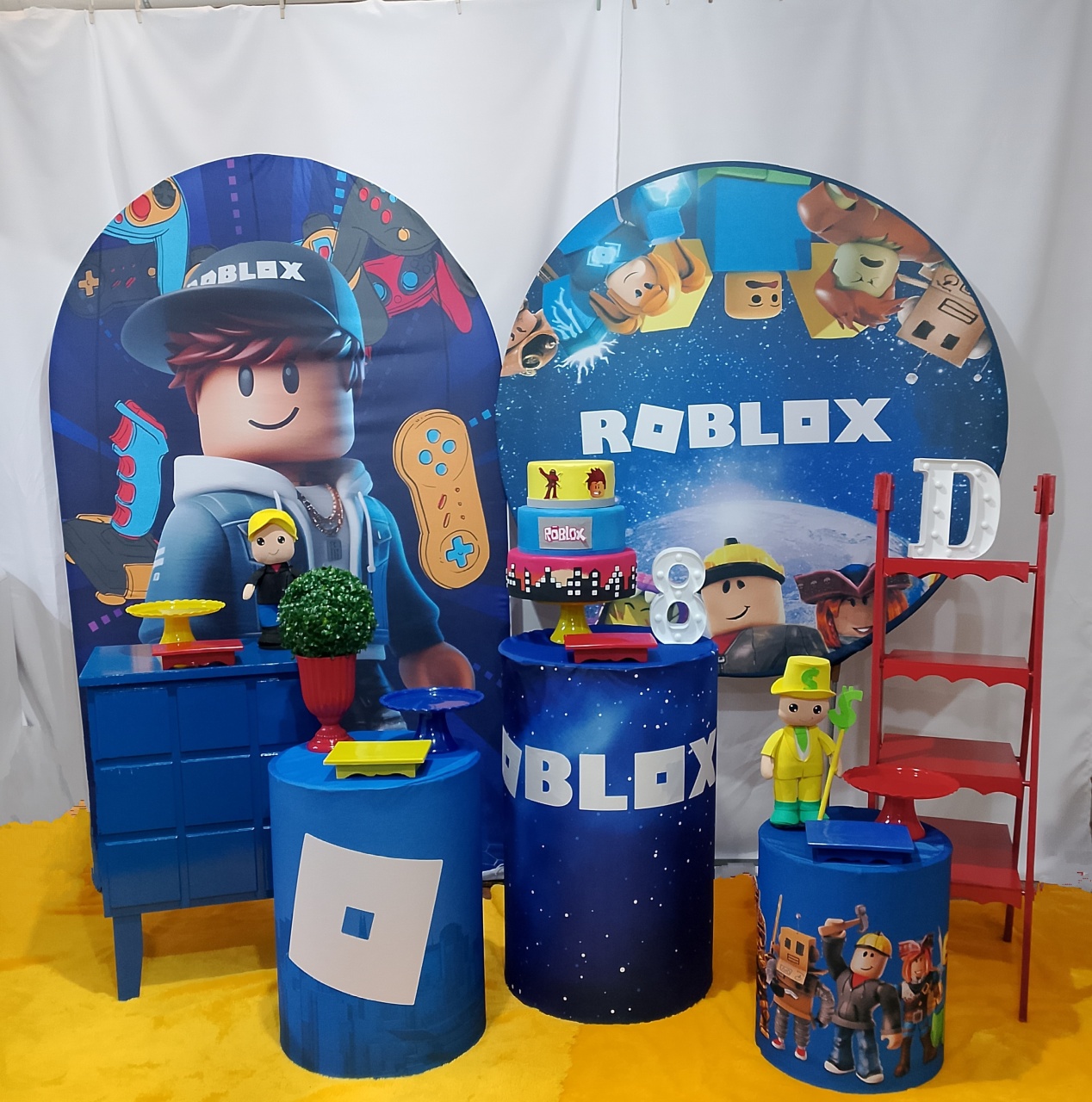 Pegue E Monte Roblox Luxo  - Realize Decorações