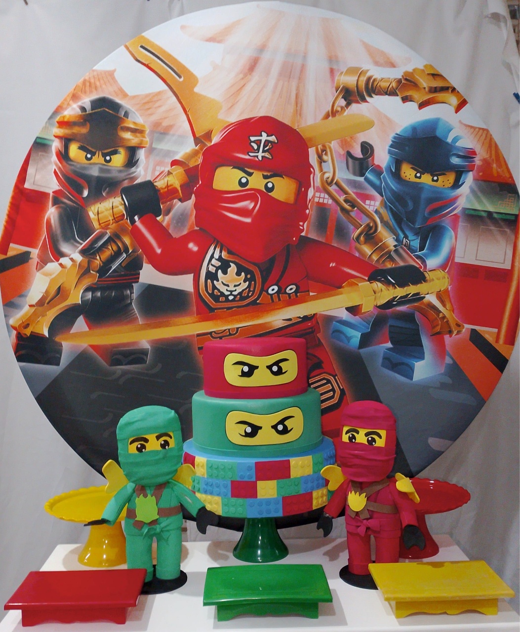 Kit Sem Mesa Lego Ninja - Realize Decorações