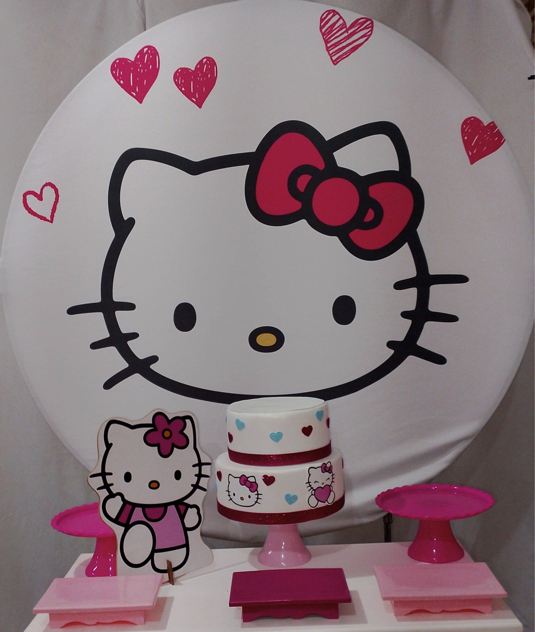 Kit Sem Mesa Hello Kitty 1 - Realize Decorações
