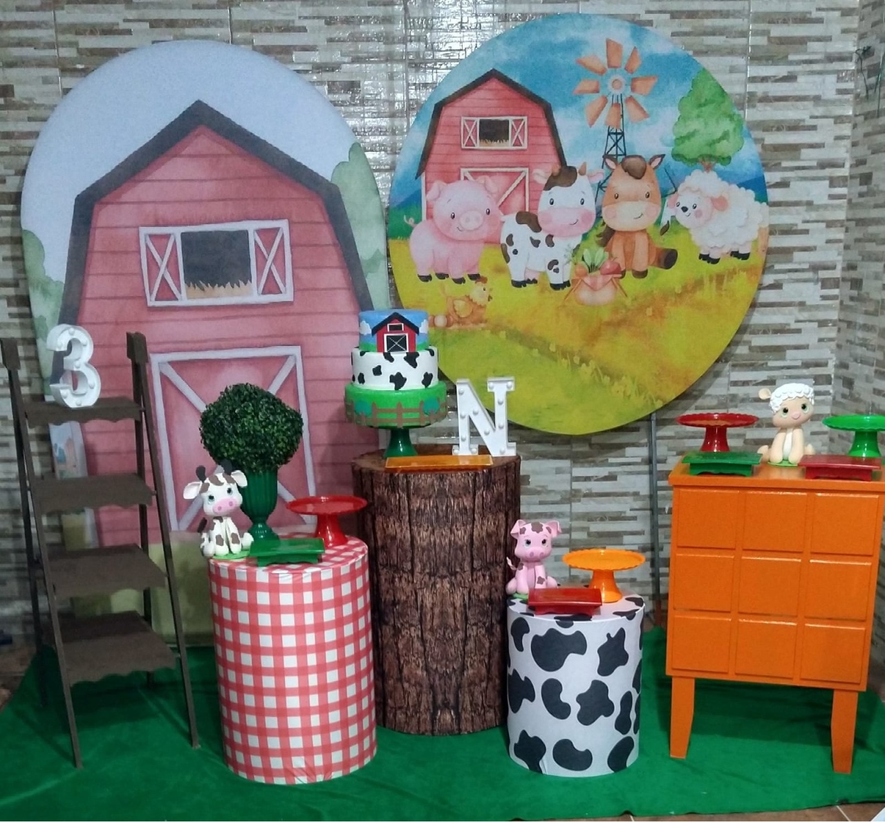 Pegue E Monte Fazendinha Luxo - Realize Decorações