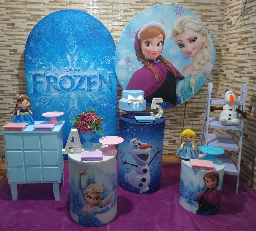 Pegue E Monte Frozen Luxo - Realize Decorações