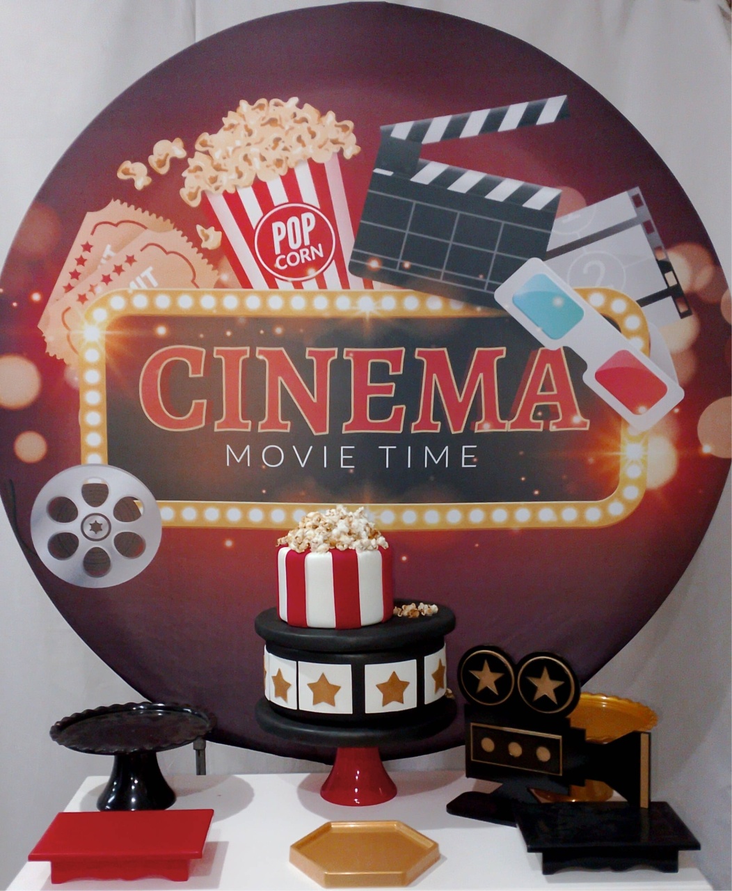 Kit Sem Mesa Cinema  - Realize Decorações