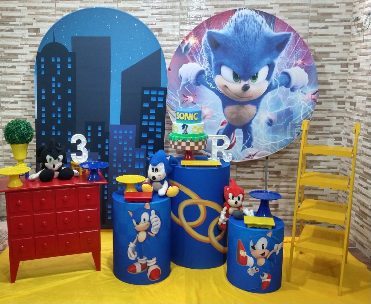 Pegue E Monte Sonic Luxo - Realize Decorações