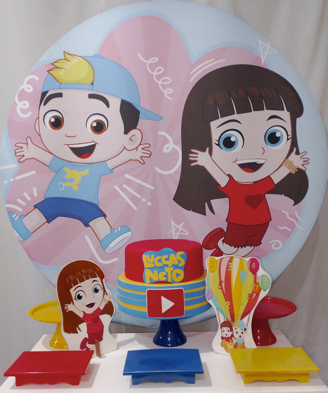 Kit Sem Mesa Lucas Neto Menina - Realize Decorações