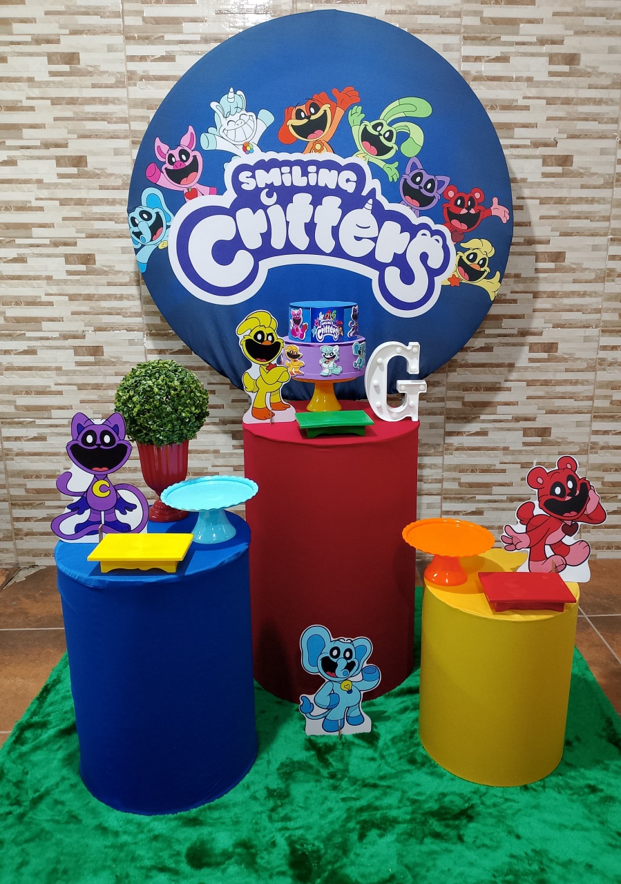 Pegue E Monte Smiling Critters - Realize Decorações