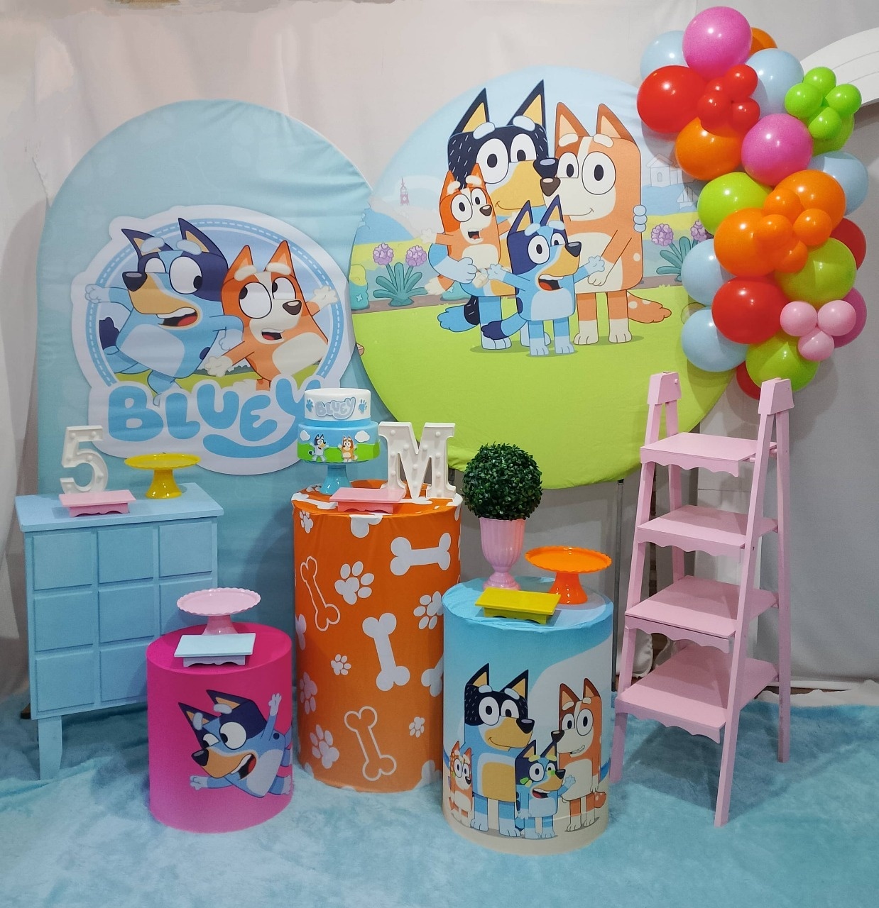 Pegue E Monte Luxo Bluey - Realize Decorações