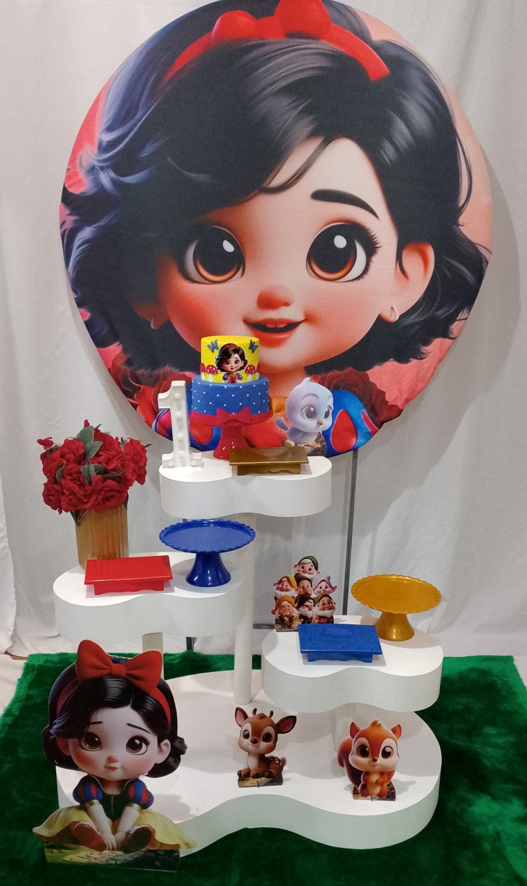 Pegue E Monte Branca de Neve Baby 1 - Realize Decorações