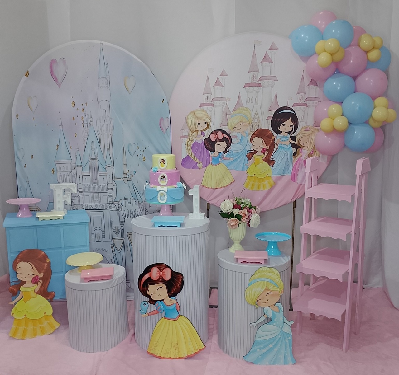 Pegue E Monte Princesas Baby Luxo - Realize Decorações