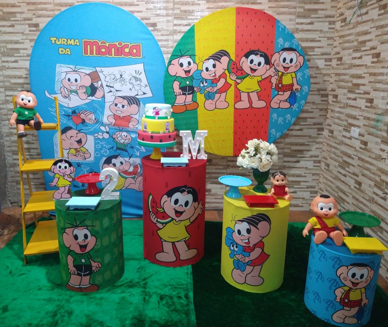 Pegue E Monte Turma da Mônica  Luxo - Realize Decorações