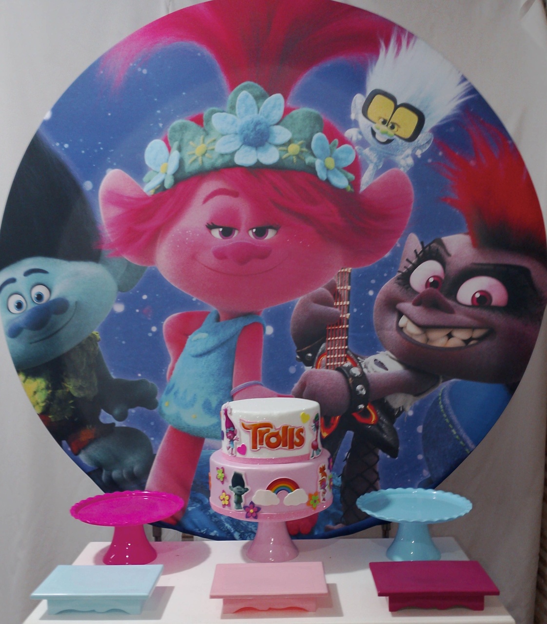 Kit Sem Mesa Trolls - Realize Decorações