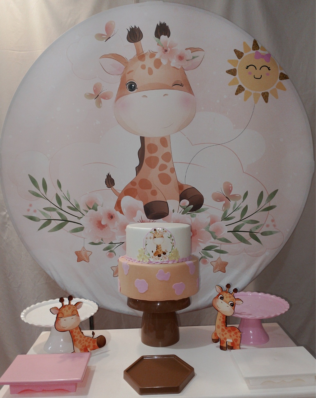 Kit Sem Mesa Girafinha - Realize Decorações