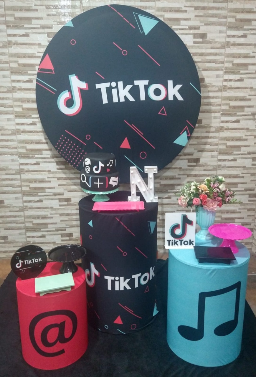 Pegue E Monte Tik Tok - Realize Decorações