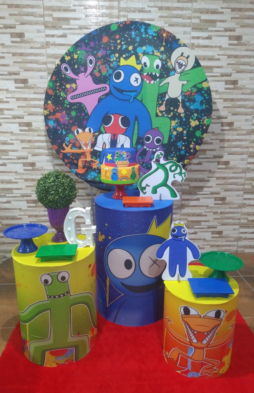 Pegue E Monte Raiwbow Friends - Realize Decorações