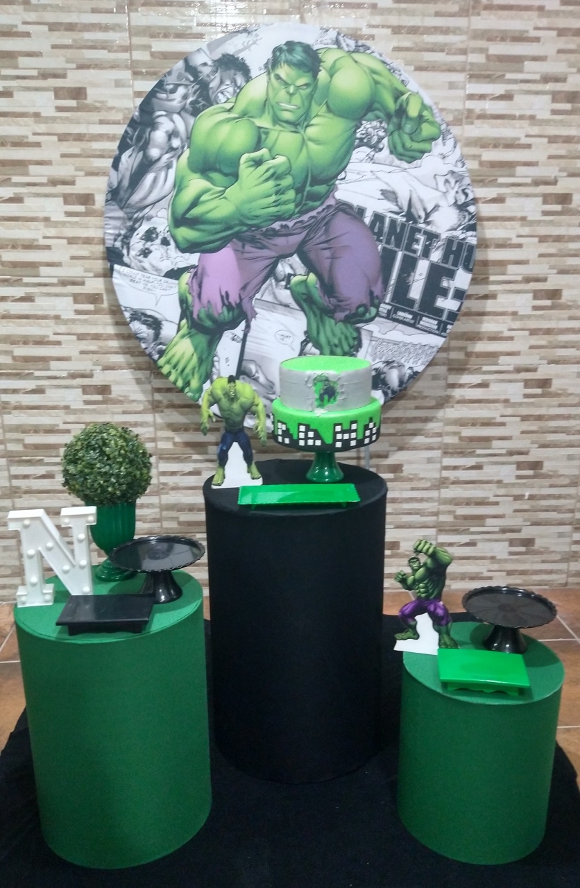 Pegue E Monte Hulk - Realize Decorações