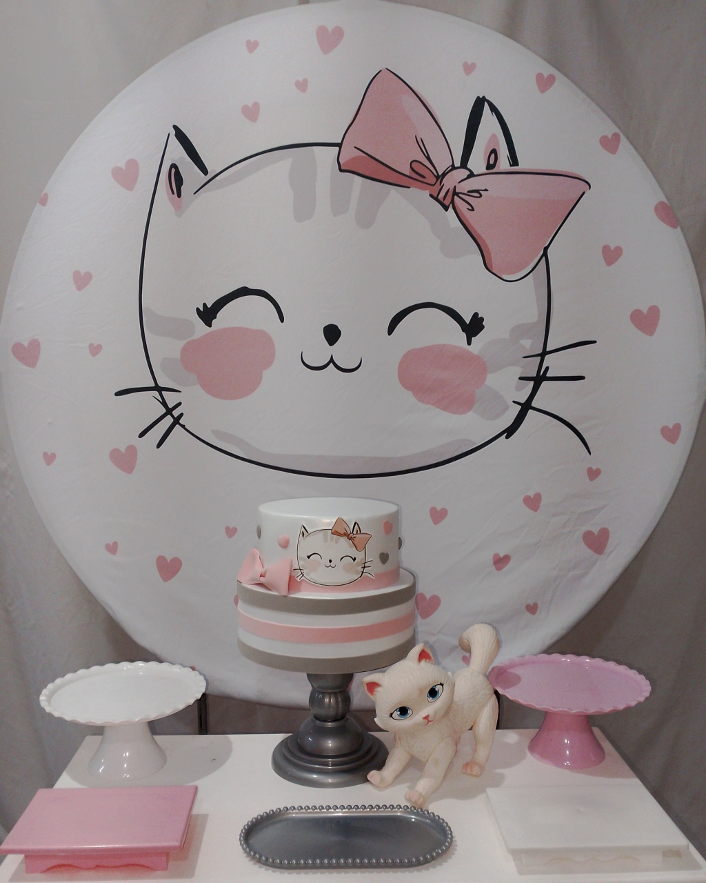 Kit Sem Mesa Gatinha - Realize Decorações
