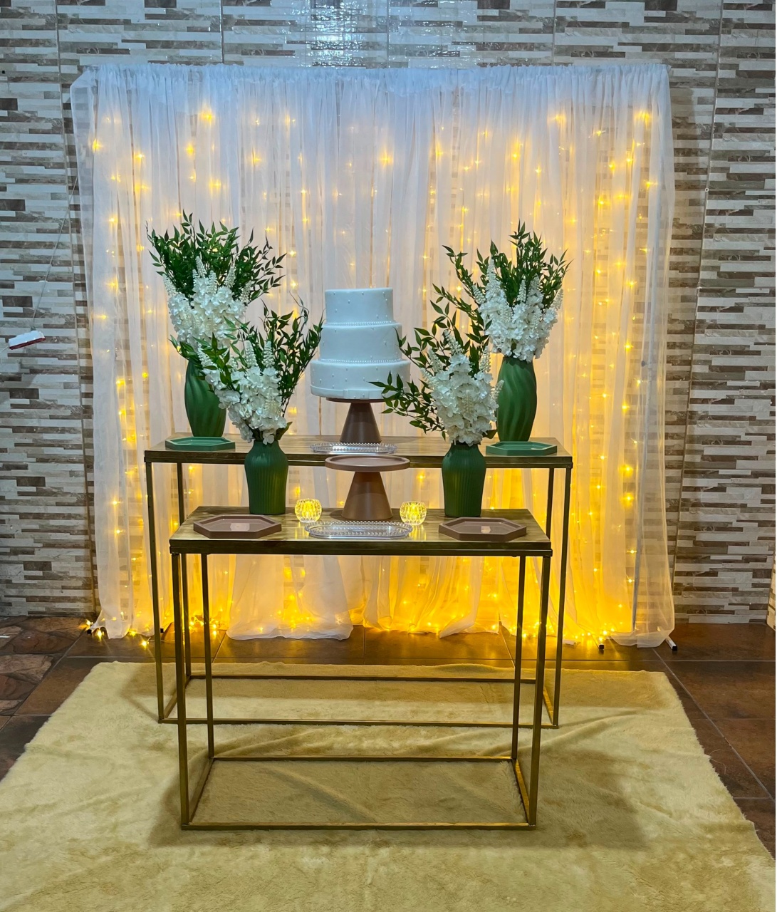 Casamento Com Montagem Verde Eucalipto 3 - Realize Decorações