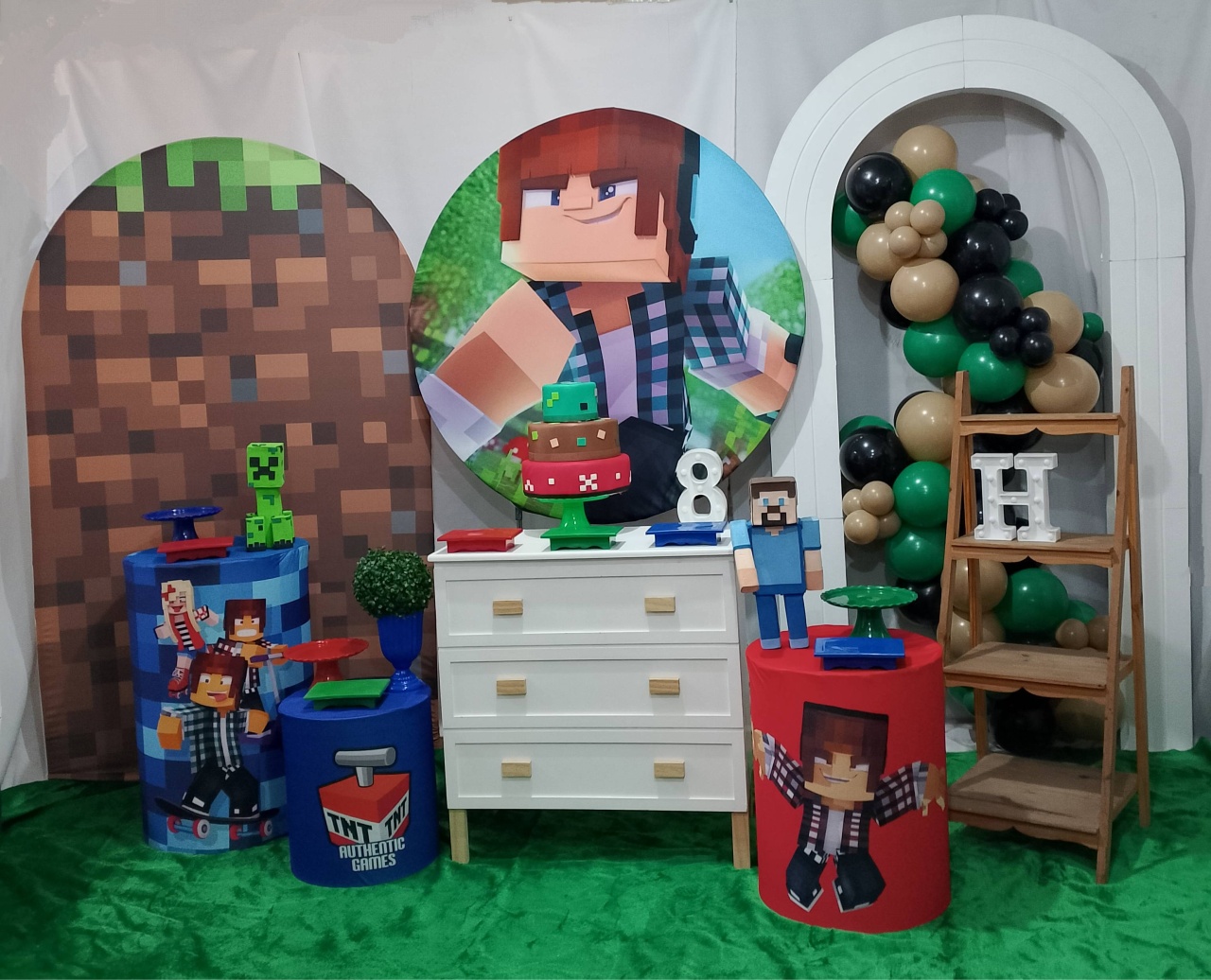 Pegue E Monte Minecraft Luxo 1  - Realize Decorações