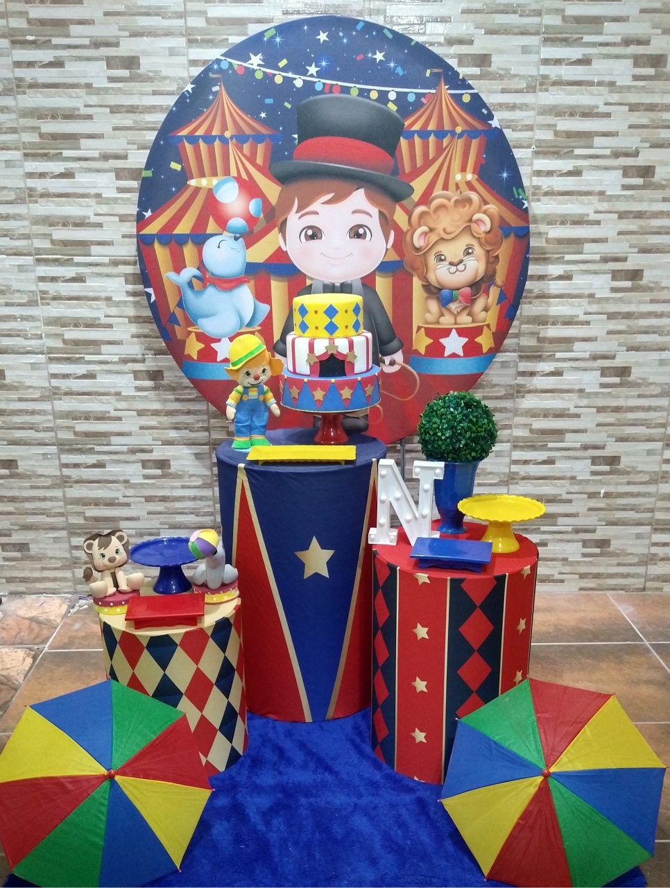 Pegue E Monte  Circo  - Realize Decorações