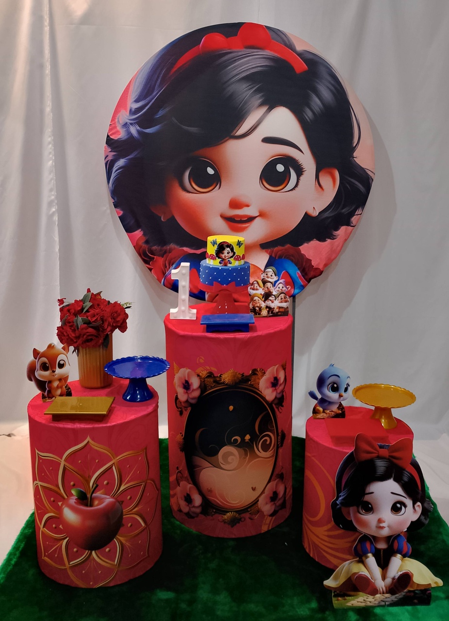 Pegue E Monte Branca de Neve Baby 2 - Realize Decorações