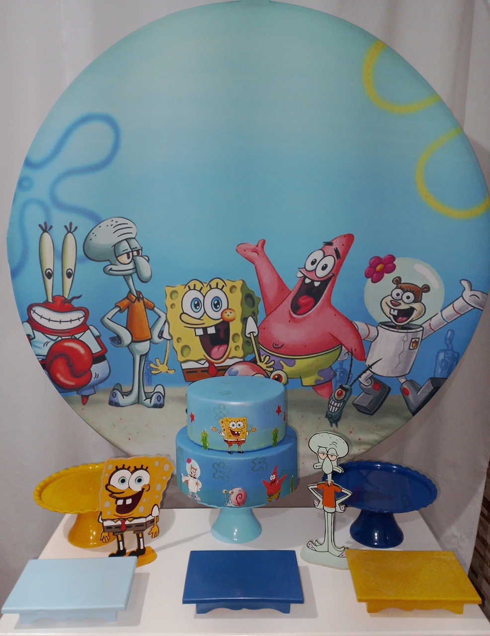 Kit de Mesa Bob Esponja  - Realize Decorações