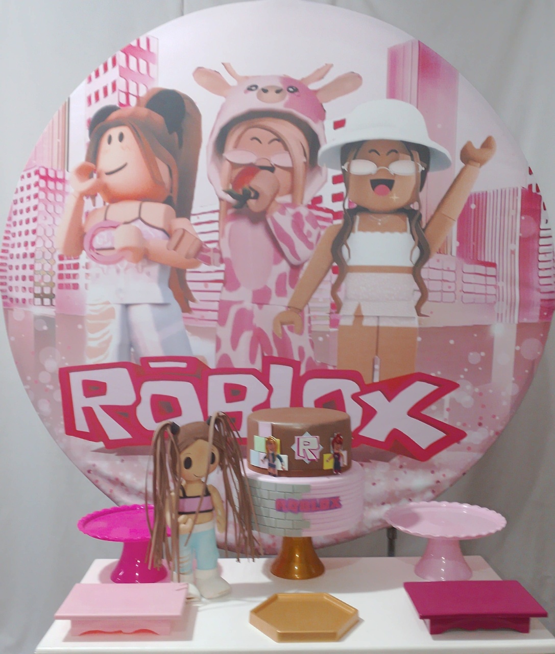 Kit Sem Mesa Roblox Menina  - Realize Decorações