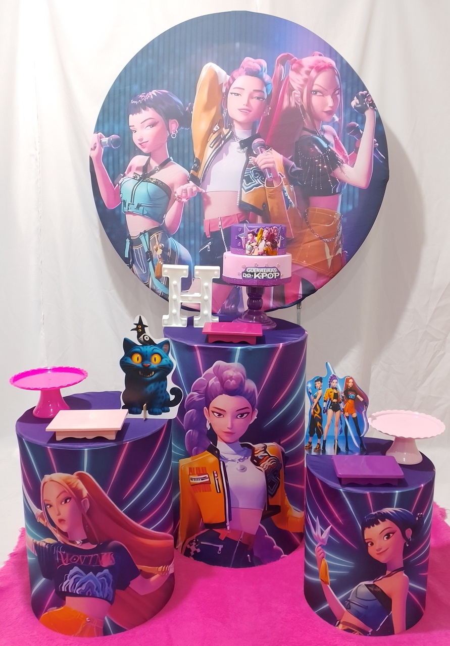 Pegue E Monte Guerreiras K Pop 1 - Realize Decorações