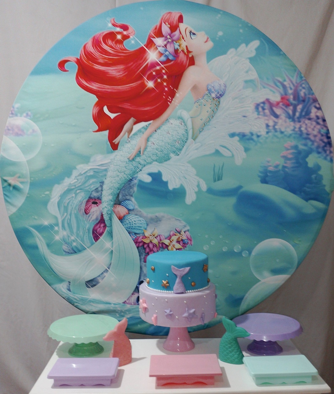 Kit Sem Mesa Pequena Sereia 2 - Realize Decorações