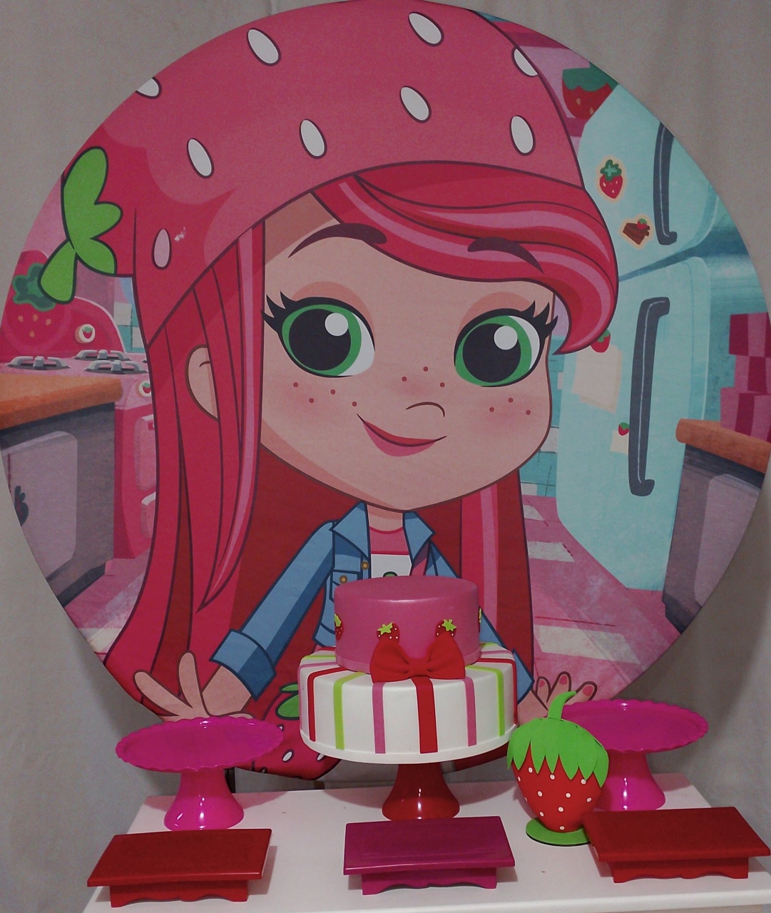 Kit Sem Mesa Moranguinho Teen - Realize Decorações