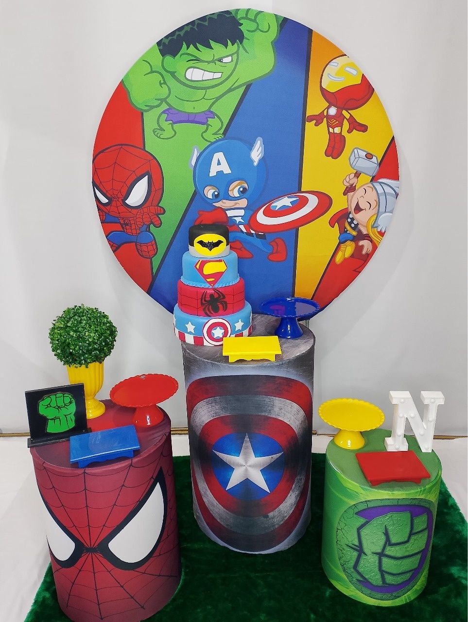 Pegue E Monte Vingadores Baby - Realize Decorações