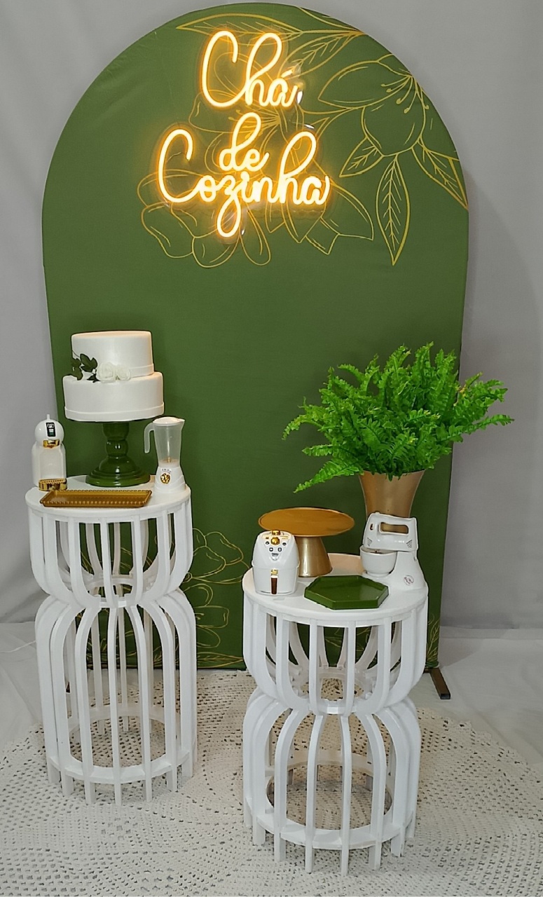 Pegue E Monte Chá de Cozinha Verde Musgo - Realize Decorações