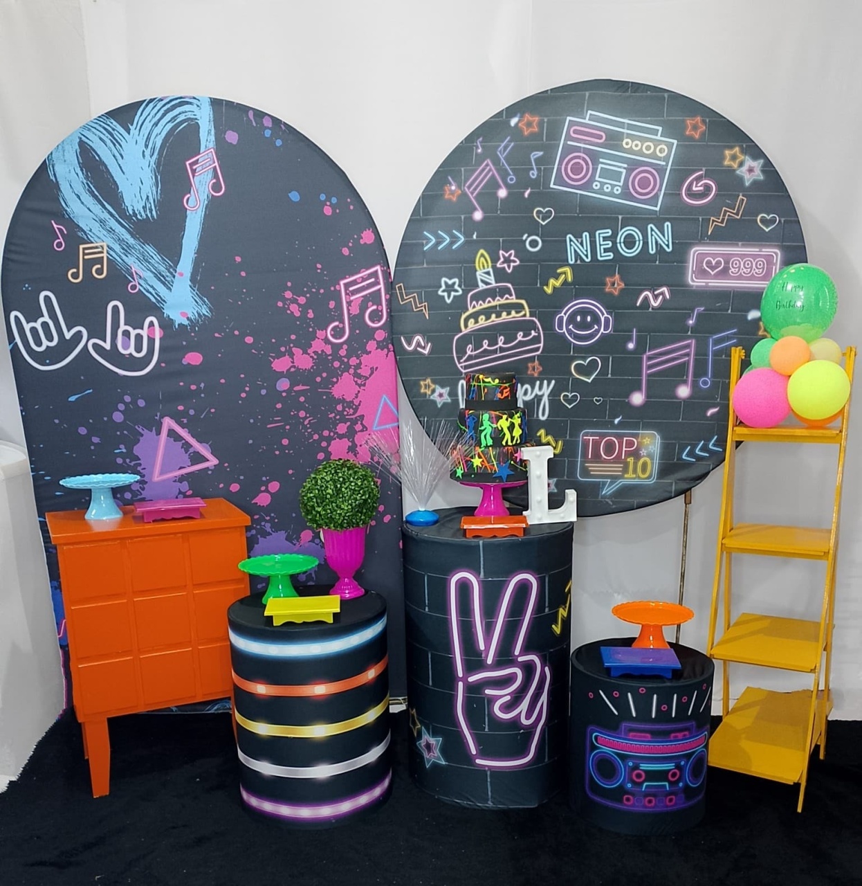 Pegue E Monte Neon Luxo 1 - Realize Decorações