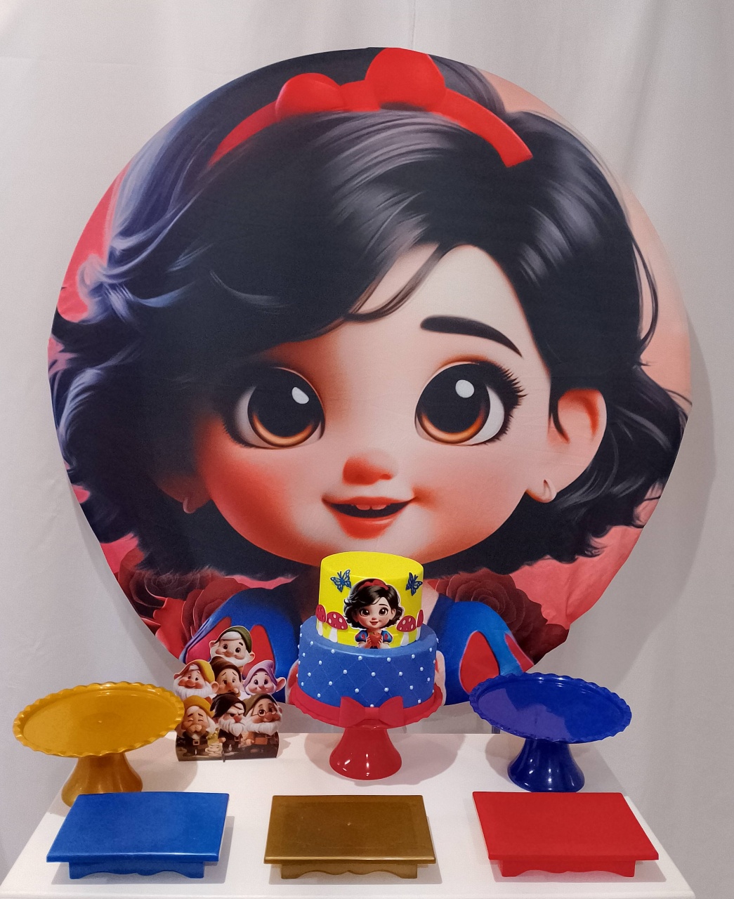 Kit Sem Mesa Branca de Neve Baby 1 - Realize Decorações