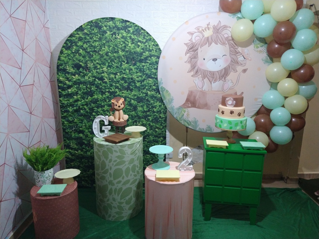 Pegue E Monte Leãozinho Luxo - Realize Decorações
