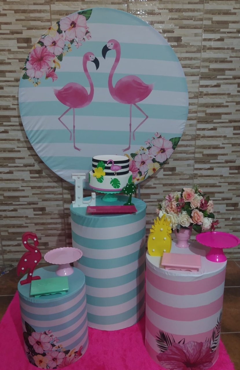 Pegue E Monte Flamingo - Realize Decorações