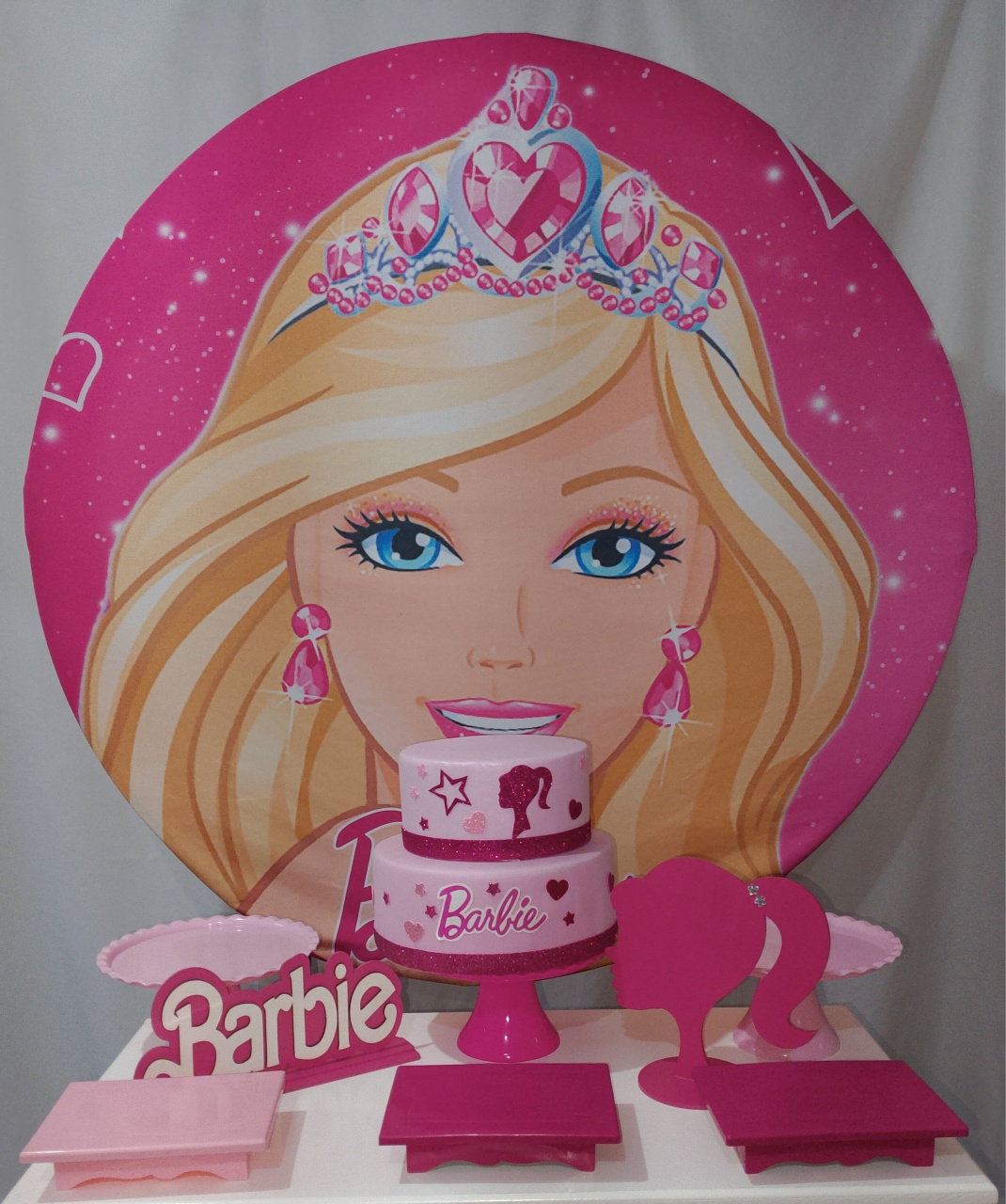 Kit Sem Mesa Barbie 4  - Realize Decorações