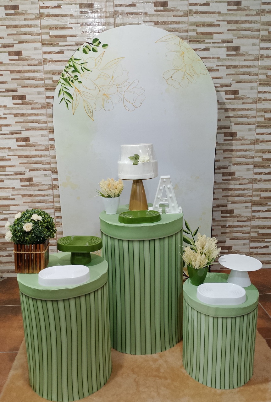 Pegue E Monte Clássico Verde Musgo  - Realize Decorações