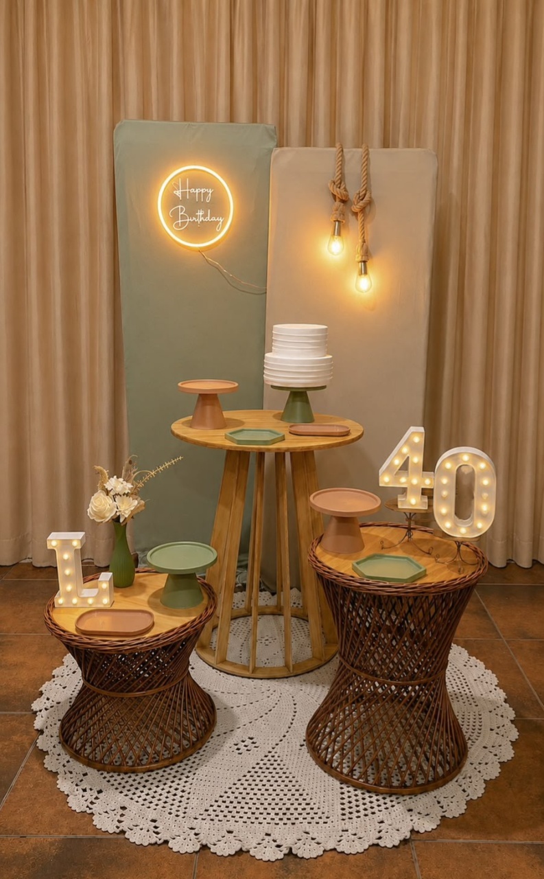Kit Pegue E Monte Vime Verde E Bege Adulto - Realize Decorações