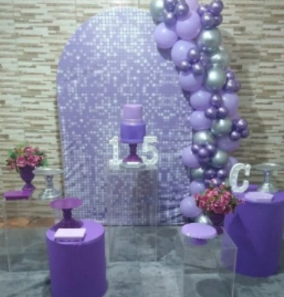 Pegue E Monte Clássico Lilás Luxo 1 - Realize Decorações