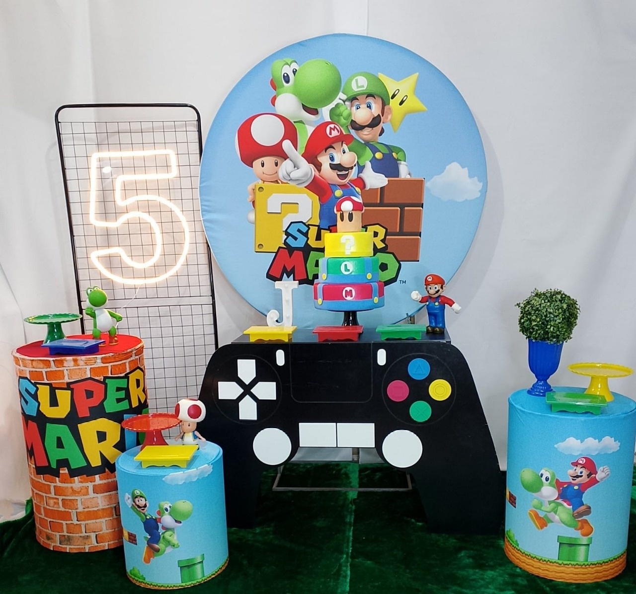 Pegue E Monte Mário Bross Luxo 1 - Realize Decorações