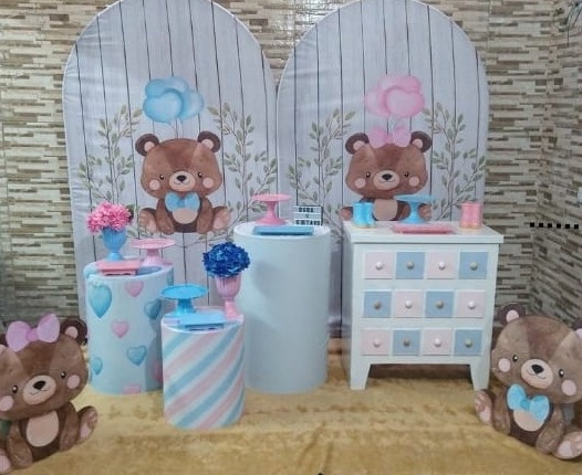 Revelação Ursinho Luxo 1 - Realize Decorações