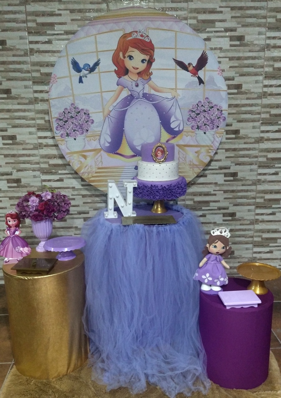 Pegue E Monte Princesa Sofia - Realize Decorações